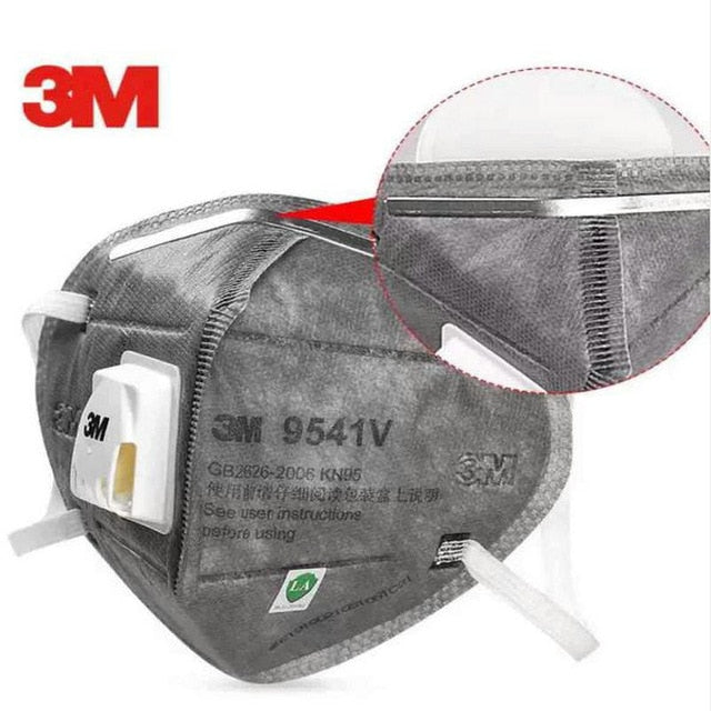 20pcs Niosh 3M FFP3 9541V Dust Mask Aura Respirator Protective Mask Anti-PM2.5 Filter Oily Non-oily Particulates Haze Weather