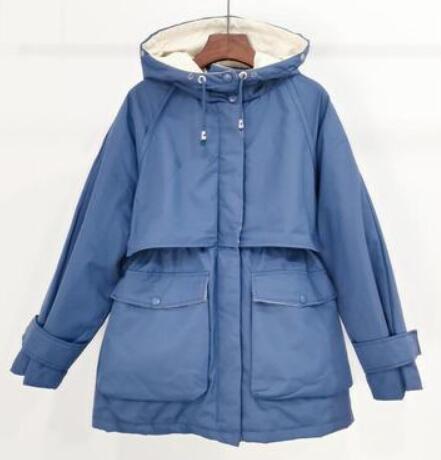 Winter Hooded Jacket Thick Warm Parkas Female Outerwear Large Natural Raccoon