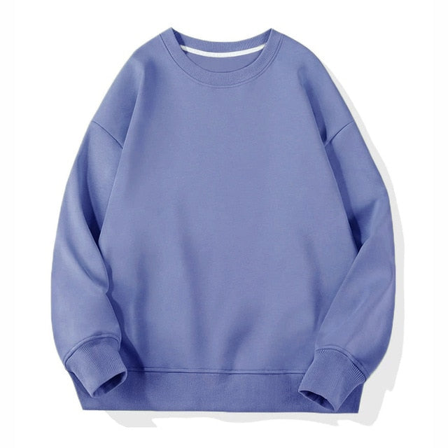 Aachoae Women Fleece Hoodies Sweatshirt 2020 Winter Solid 100% Cotton Hooded Sweatshirt Casual Loose Jumper Pullover Jacket