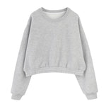 Aachoae Women Fleece Hoodies Sweatshirt 2020 Winter Solid 100% Cotton Hooded Sweatshirt Casual Loose Jumper Pullover Jacket