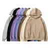 Aachoae Women Fleece Hoodies Sweatshirt 2020 Winter Solid 100% Cotton Hooded Sweatshirt Casual Loose Jumper Pullover Jacket