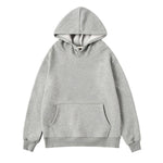 Aachoae Women Fleece Hoodies Sweatshirt 2020 Winter Solid 100% Cotton Hooded Sweatshirt Casual Loose Jumper Pullover Jacket
