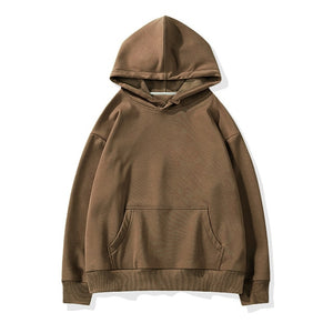 Aachoae Women Fleece Hoodies Sweatshirt 2020 Winter Solid 100% Cotton Hooded Sweatshirt Casual Loose Jumper Pullover Jacket