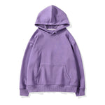 Aachoae Women Fleece Hoodies Sweatshirt 2020 Winter Solid 100% Cotton Hooded Sweatshirt Casual Loose Jumper Pullover Jacket