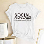 Letter Women T-shirt Short Sleeve Summer T-shirt Tees Tops Ropa De Mujer