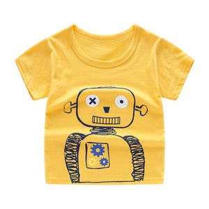 Short Sleeve T-shirt Cotton T-shirts Boy Kid Boys And Girls Tops Shirts Children's Tshirt