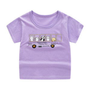 Short Sleeve T-shirt Cotton T-shirts Boy Kid Boys And Girls Tops Shirts Children's Tshirt