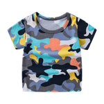 Short Sleeve T-shirt Cotton T-shirts Boy Kid Boys And Girls Tops Shirts Children's Tshirt