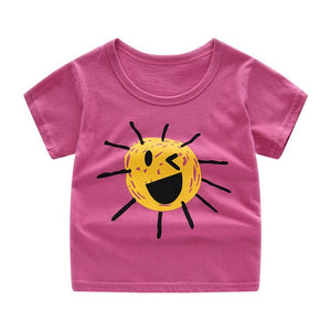Short Sleeve T-shirt Cotton T-shirts Boy Kid Boys And Girls Tops Shirts Children's Tshirt