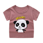 Short Sleeve T-shirt Cotton T-shirts Boy Kid Boys And Girls Tops Shirts Children's Tshirt