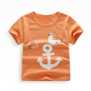 Short Sleeve T-shirt Cotton T-shirts Boy Kid Boys And Girls Tops Shirts Children's Tshirt